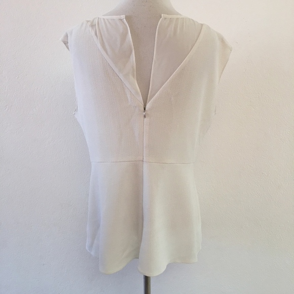 Rebecca Taylor White Blouse Size 8 - Picture 4 of 7